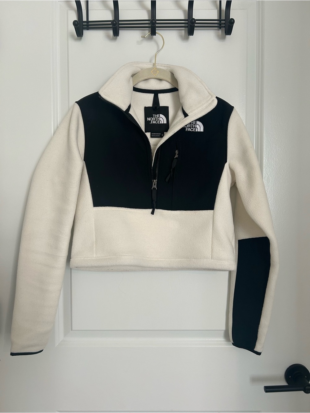 The North Face Cropped Quarter Zip Fleece Jacket Size XS